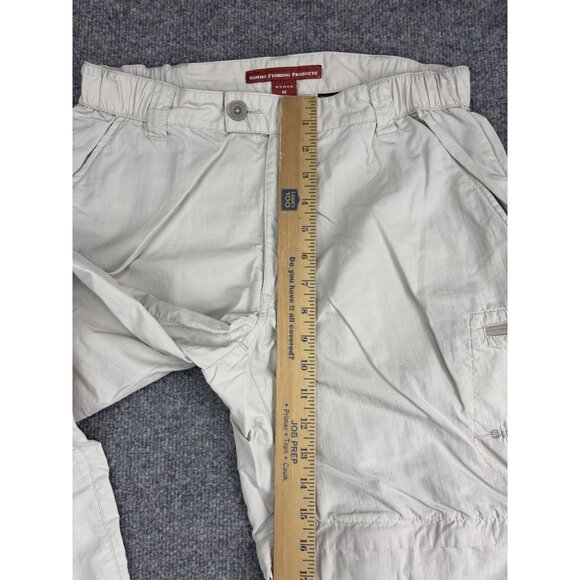 Simms Fishing Pants Womens Medium Beige Nylon 3XDRY Convertible Zip Off Outdoor - Picture 5 of 9